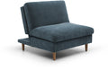 Eryx Navy Chenille Scott Click Clack Chair