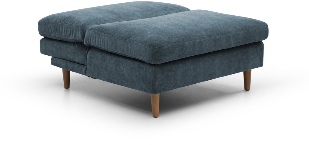 Eryx Navy Chenille Scott Click Clack Chair