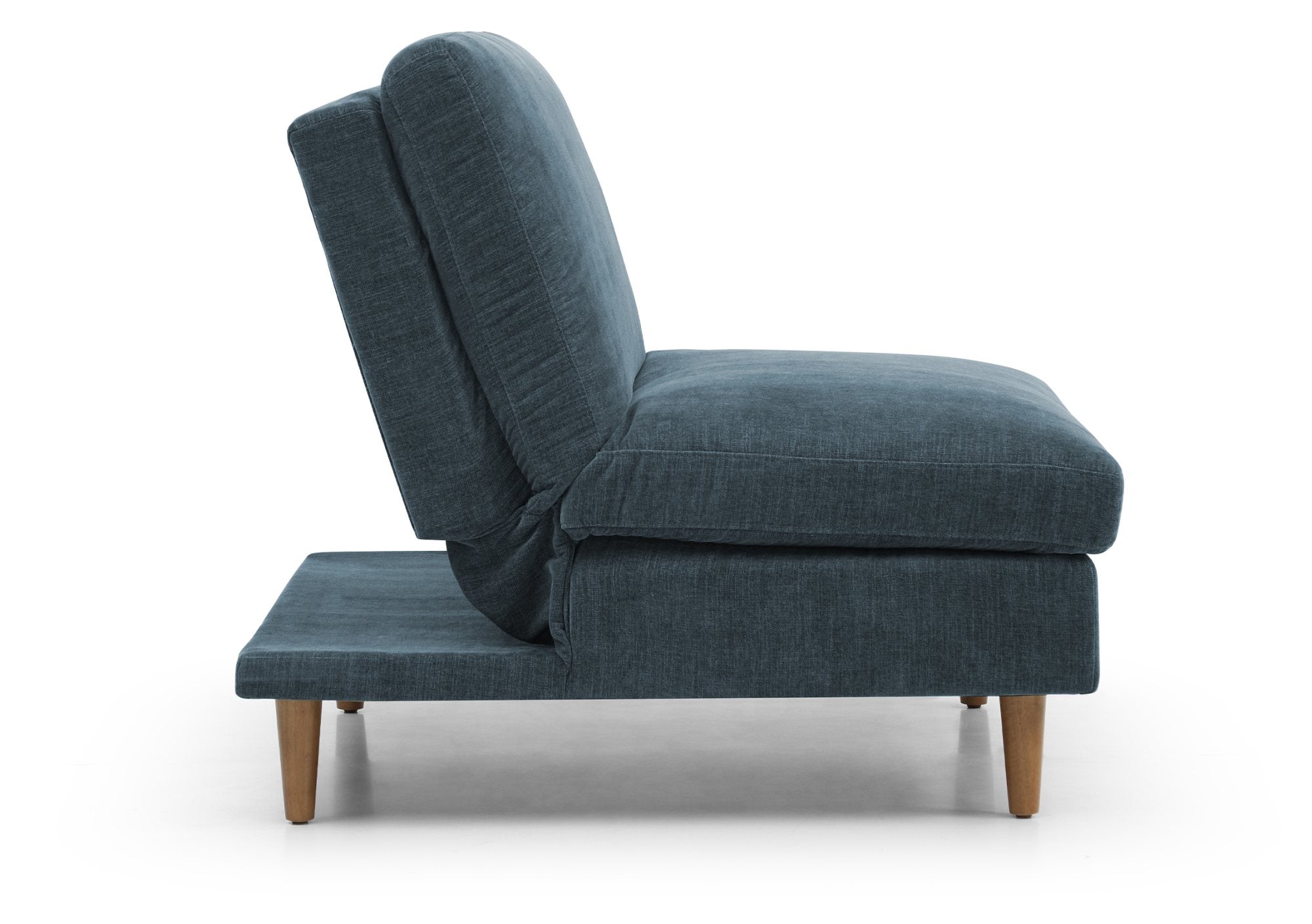 Eryx Navy Chenille Scott Click Clack Chair