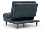 Eryx Navy Chenille Scott Click Clack Chair