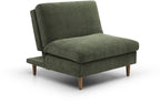 Eryx Olive Chenille Scott Click Clack Chair