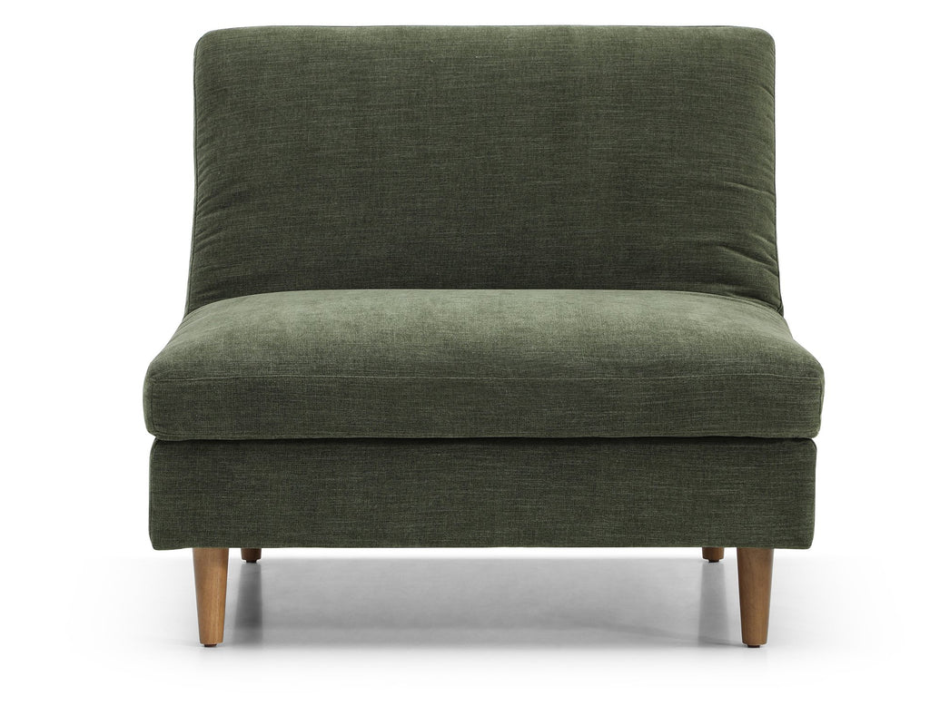 Eryx Olive Chenille Scott Click Clack Chair
