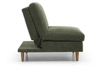 Eryx Olive Chenille Scott Click Clack Chair