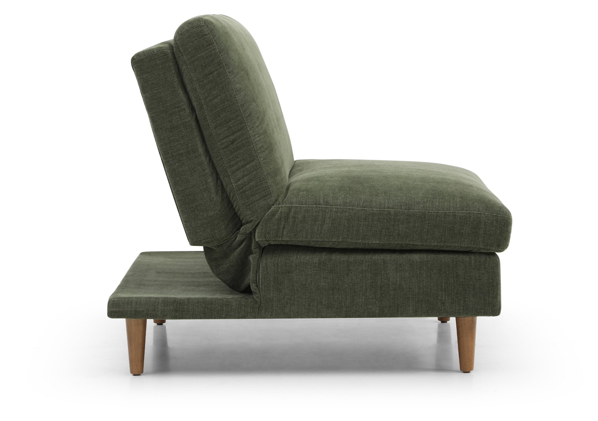 Eryx Olive Chenille Scott Click Clack Chair