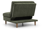 Eryx Olive Chenille Scott Click Clack Chair