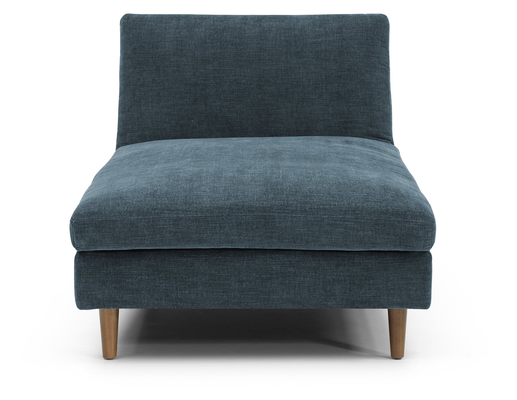 Eryx Navy Chenille Scott Chaise Sofa Bed