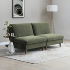 Eryx Olive Chenille Scott Click Clack Chair