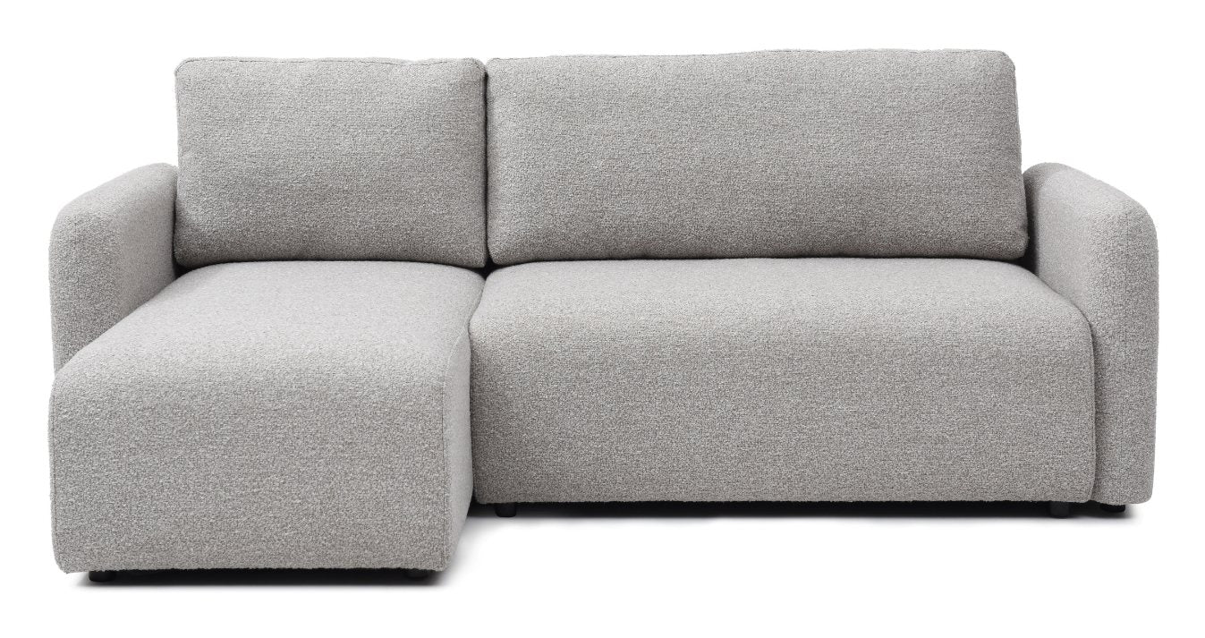 Mars Natural soft Boucle Cloud Corner Sofa Bed