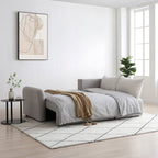 Mars Natural soft Boucle Cloud Corner Sofa Bed
