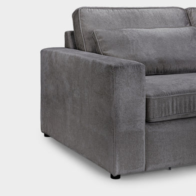 Kiana Modular Sofa Grey Right Hand Arm Piece