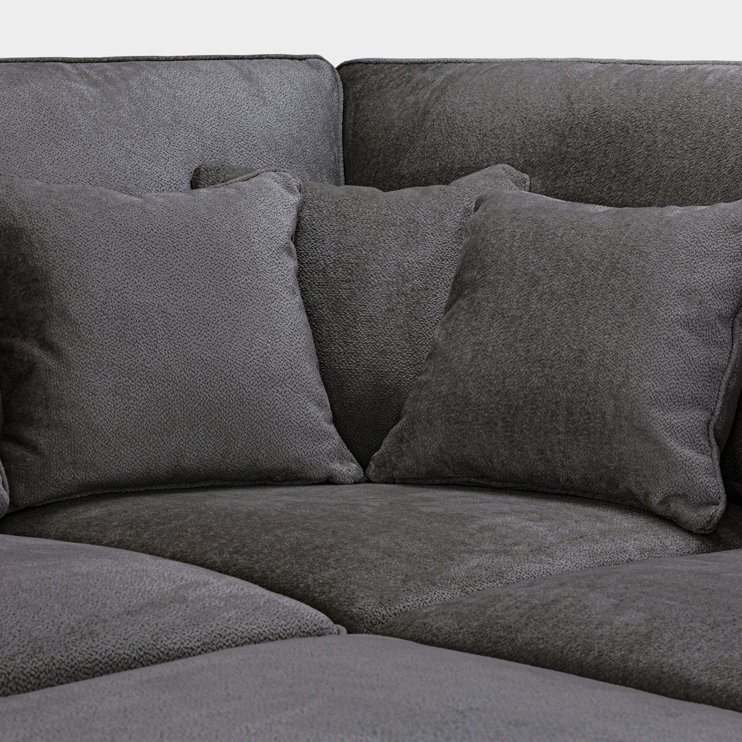 Kiana Modular Sofa Grey Left Hand Facing Corner