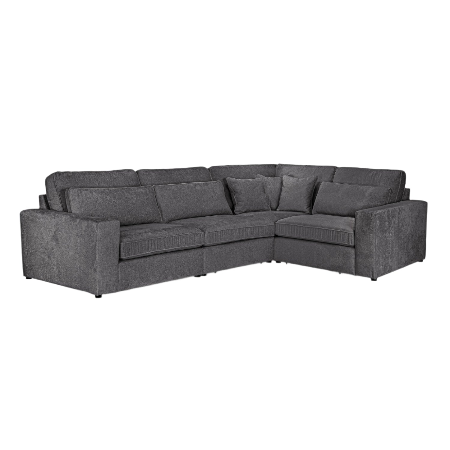 Kiana Modular Sofa Grey Right Hand Facing Corner