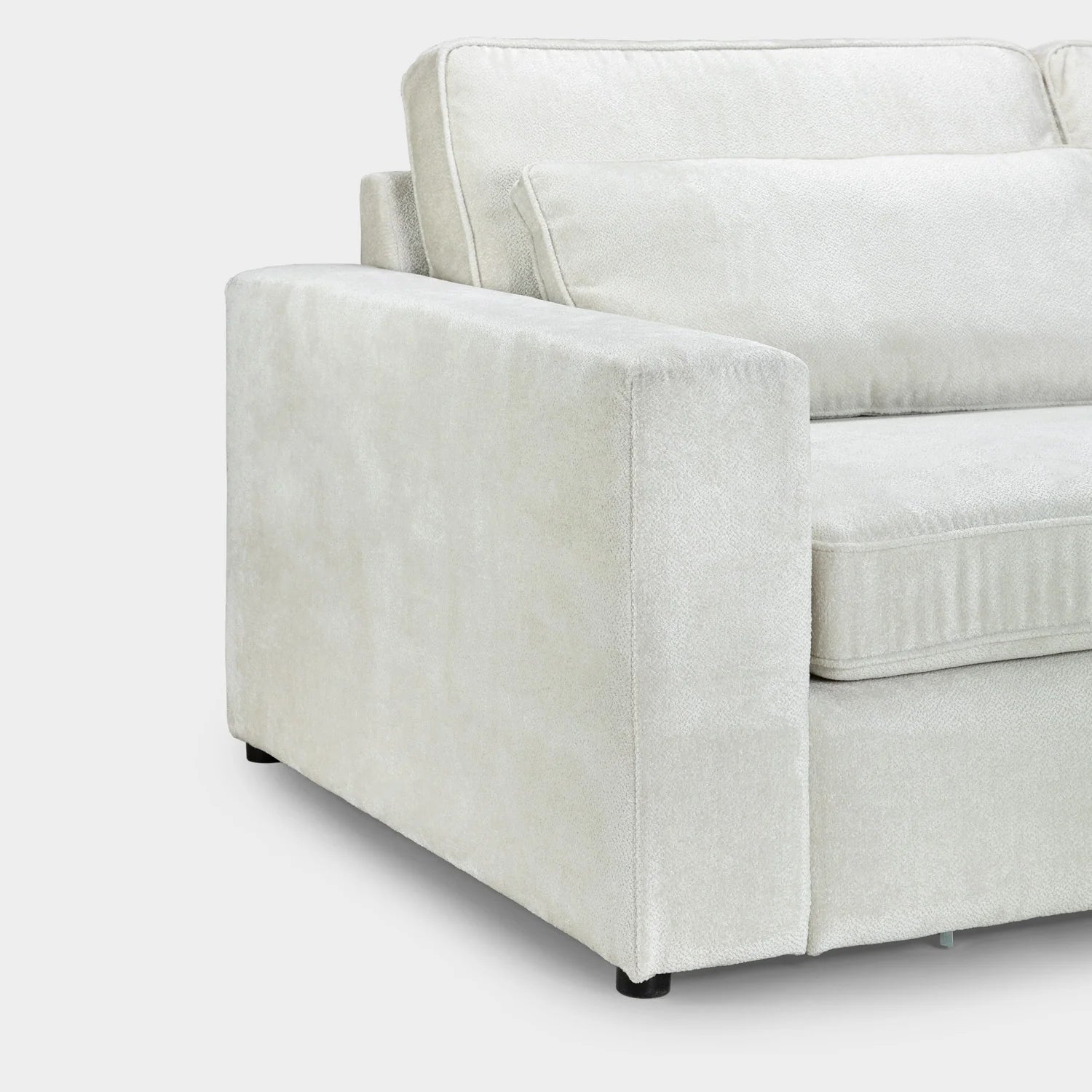 Kiana Modular Sofa Ivory Right Hand Facing Corner