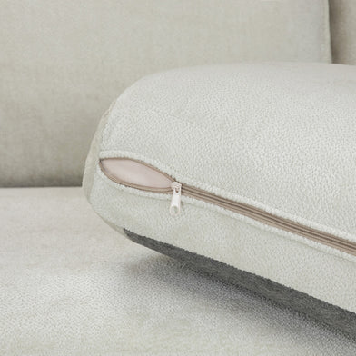 Kiana Modular Sofa Ivory Right Hand Arm Piece