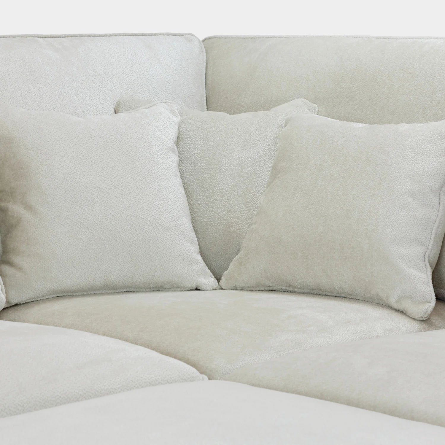 Kiana Modular Sofa Ivory Corner Piece