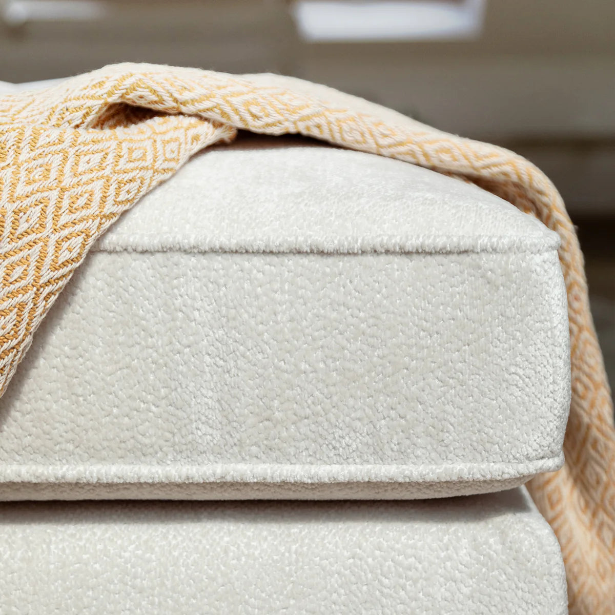 Kiana Modular Sofa Ivory Right Hand Facing Corner