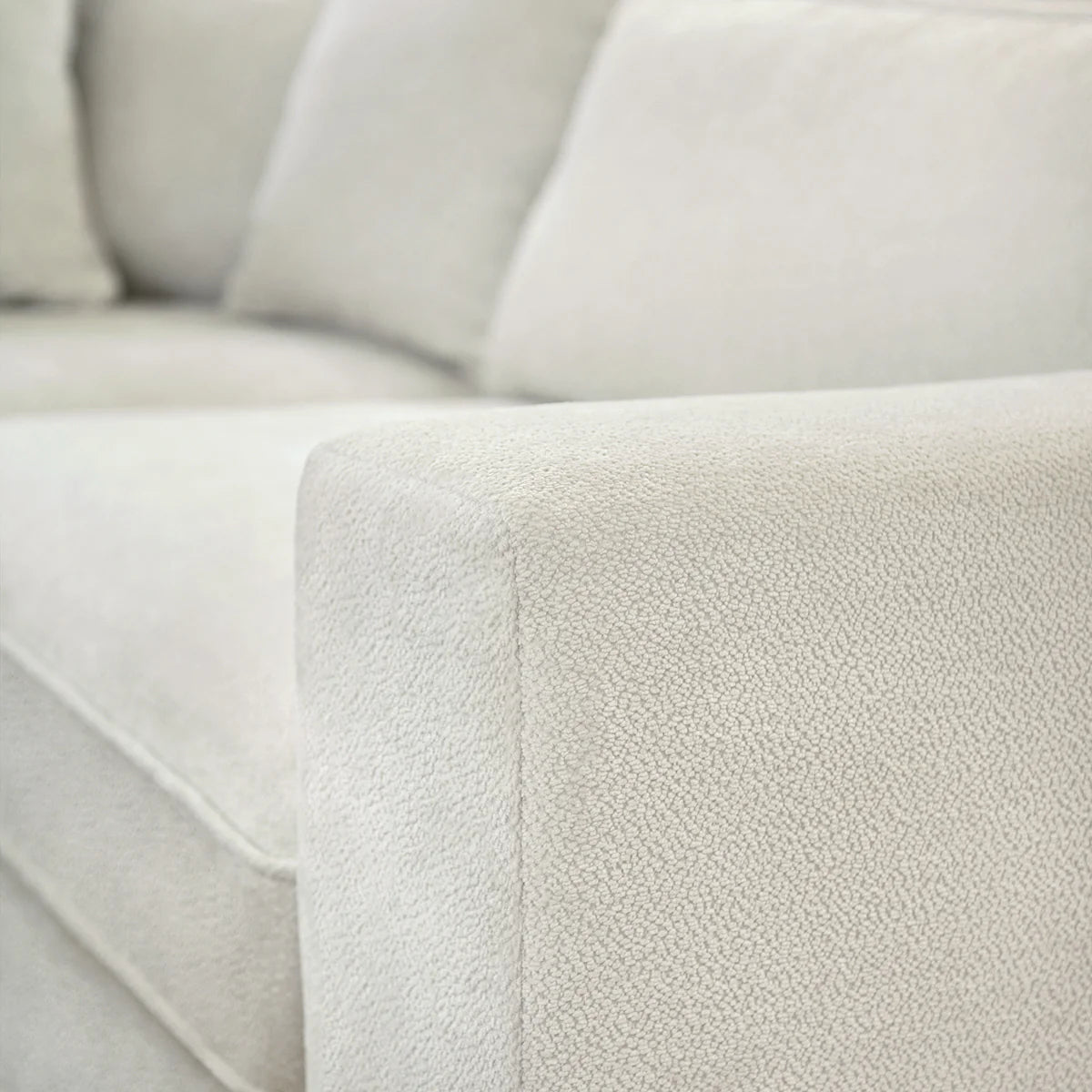 Kiana Modular Sofa Ivory Left Hand Facing Corner