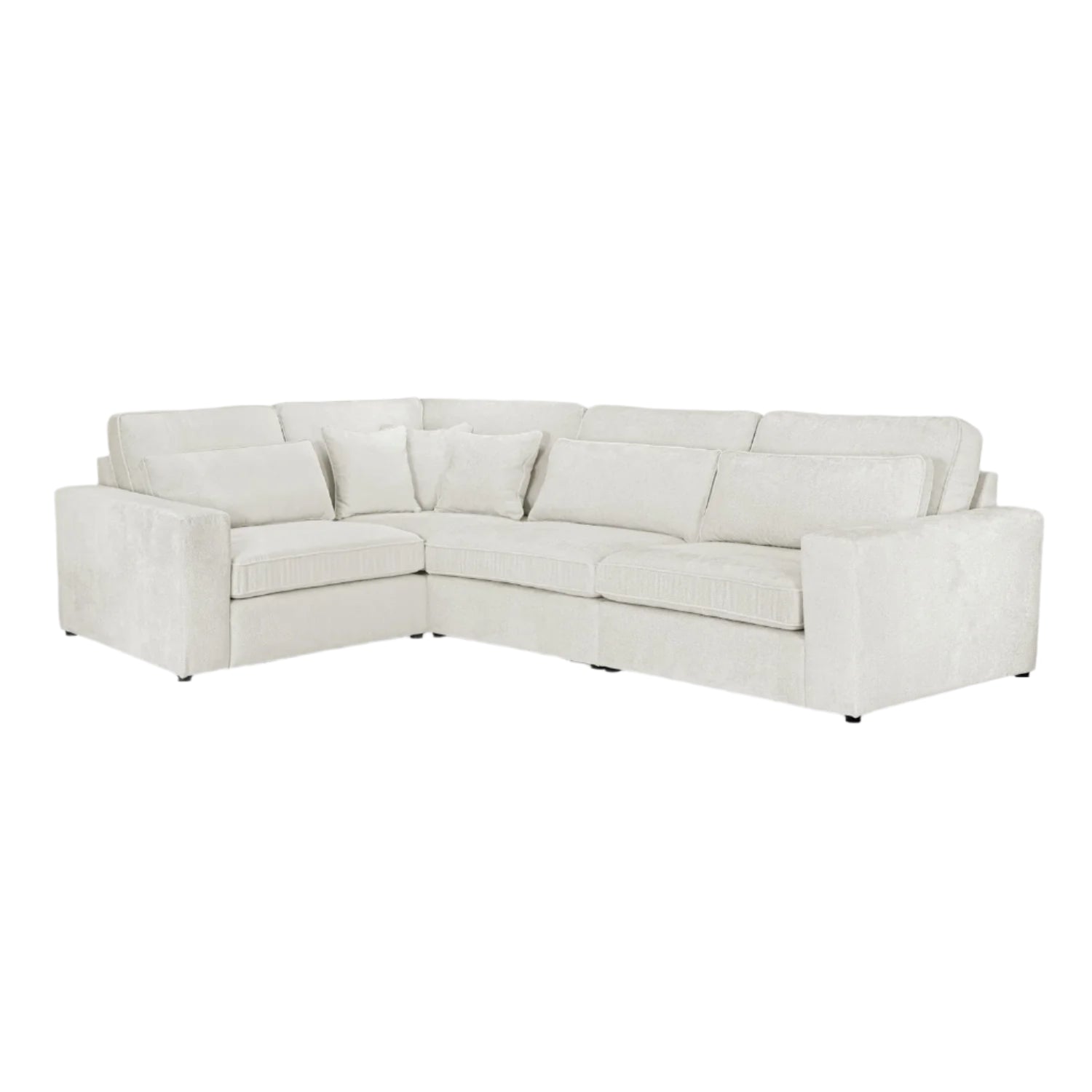 Kiana Modular Sofa Ivory Left Hand Facing Corner