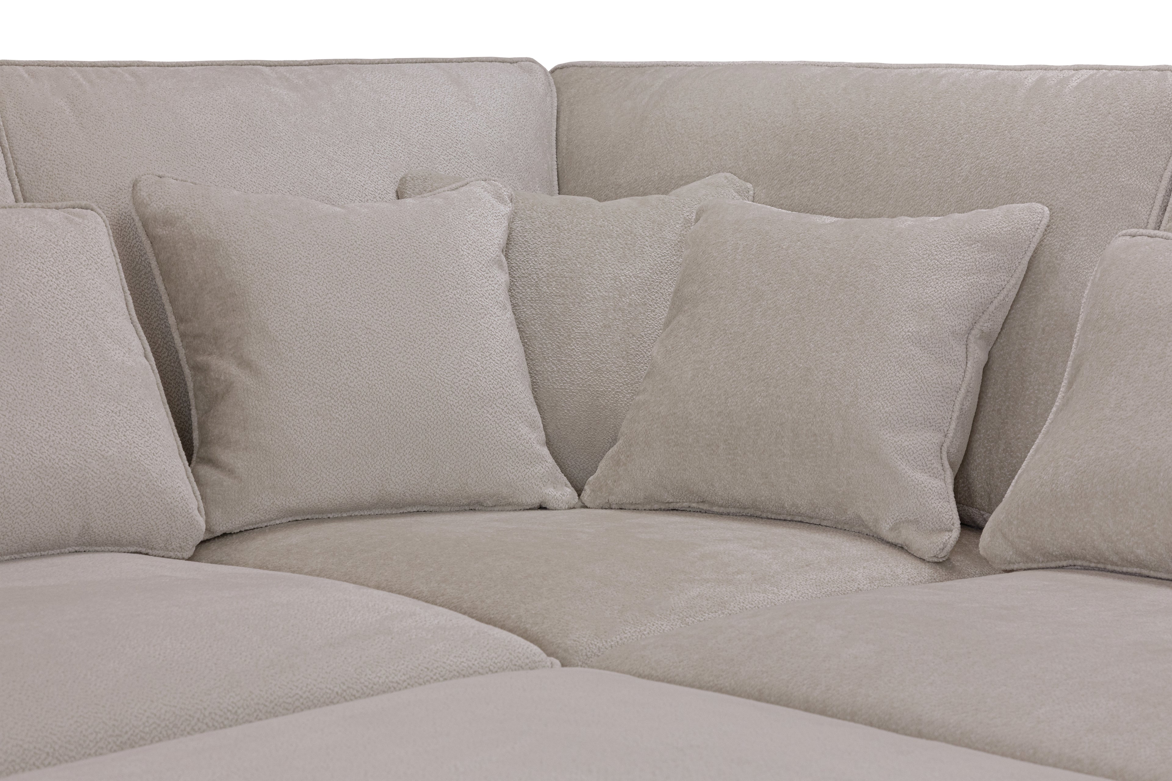 Kiana Modular Sofa Mocha Right Hand Facing Corner