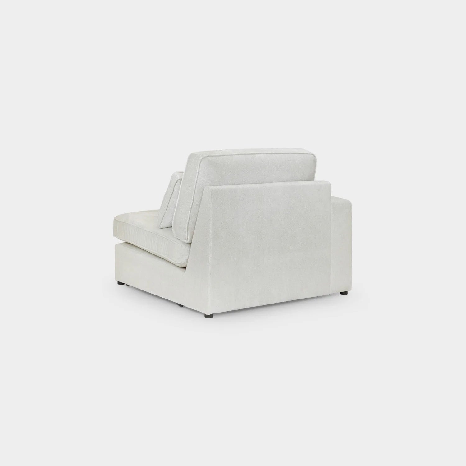 Kiana Modular Sofa Ivory Left Hand Arm Piece