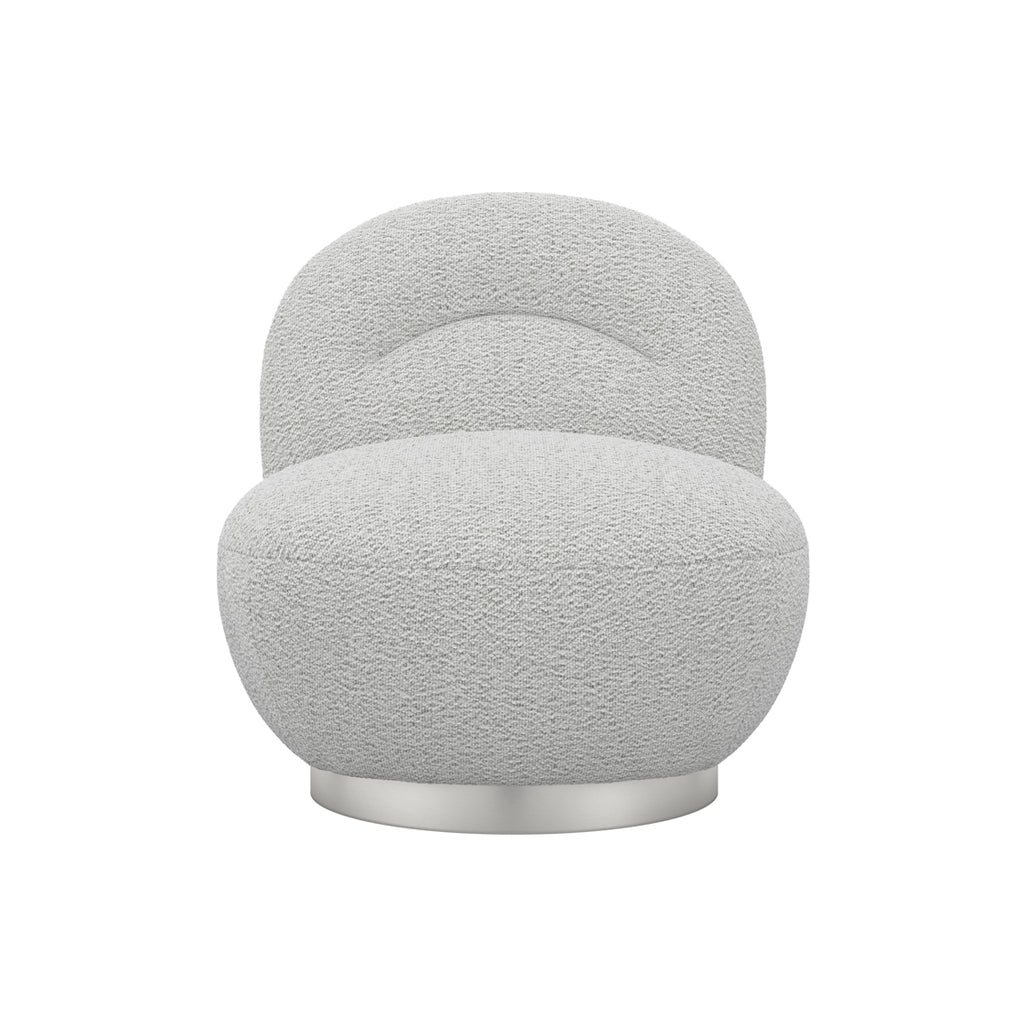 LANGHAM CLOUD GREY SWIVEL CHAIR