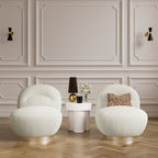 LANGHAM IVORY SWIVEL CHAIR