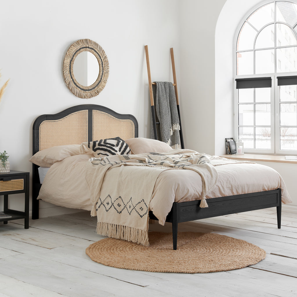 Leonie Super King Rattan Bed