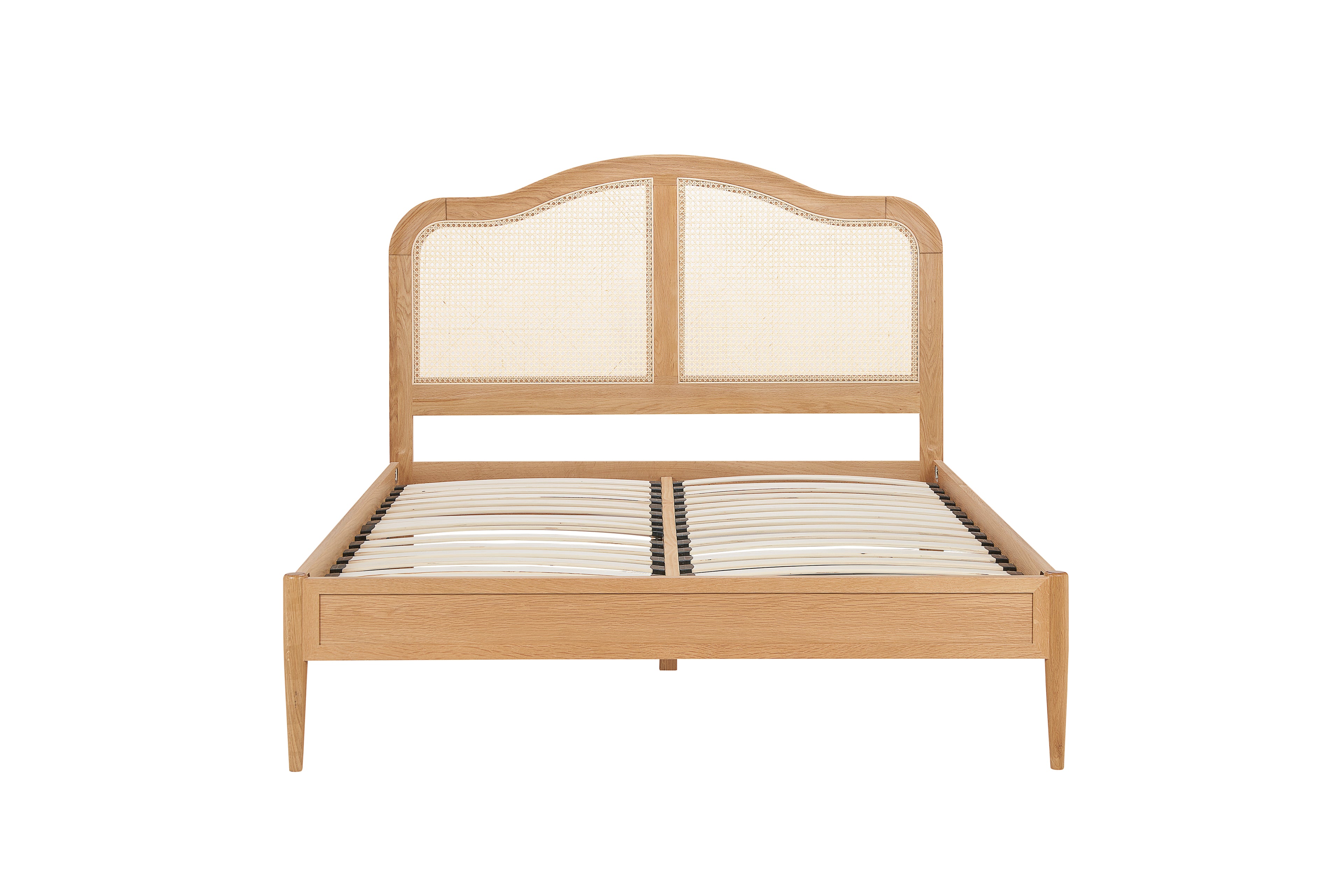 Leonie Rattan Super King Bed Oak