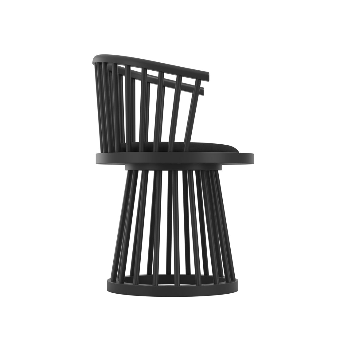 LINA BLACK / BLACK DINING CHAIR