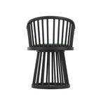LINA FOREST GREEN / BLACK DINING CHAIR