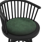 LINA FOREST GREEN / BLACK DINING CHAIR