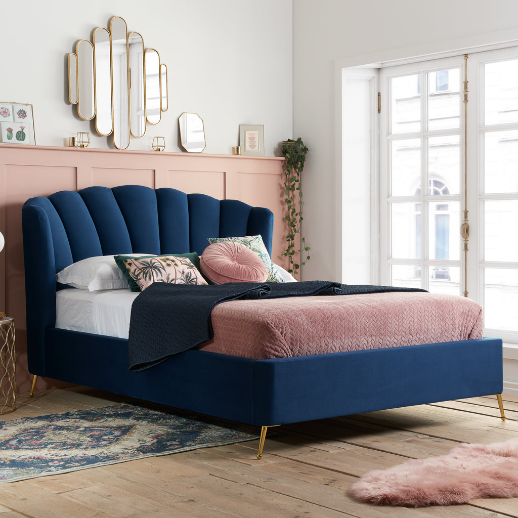 Lottie Double Ottoman Bed
