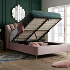 Lottie Double Ottoman Bed
