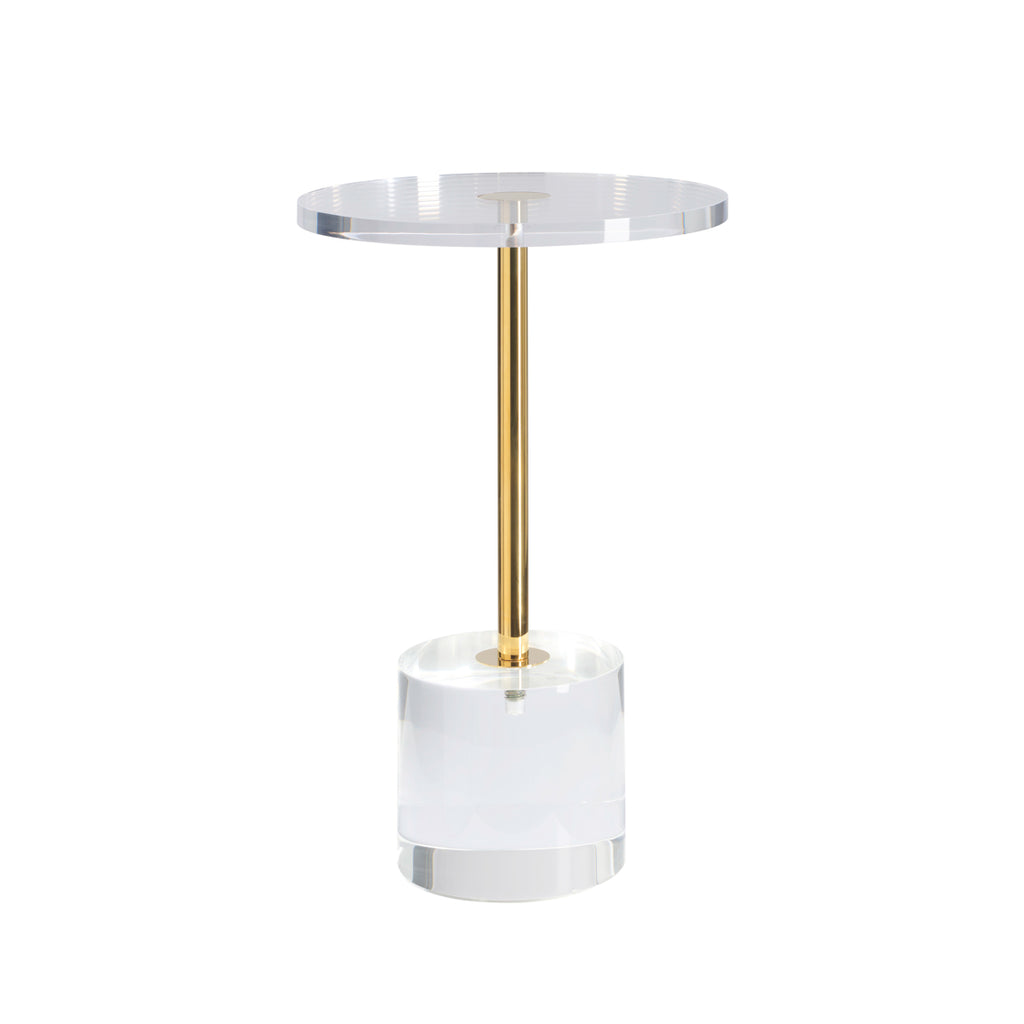 Hollywood Clear Side Table