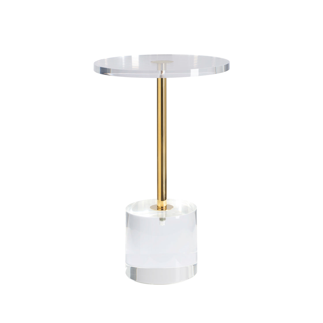 Hollywood Clear Side Table