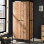 HOXTON BLACK 2 DOOR WARDROBE