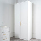 AUSTEN WHITE 2 DOOR WARDROBE