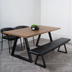 HYDE WHISKEY / BLACK DINING TABLE