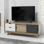 Scandi Oak TV Unit Grey