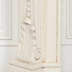 Ivory Aged Carved Fire Surround