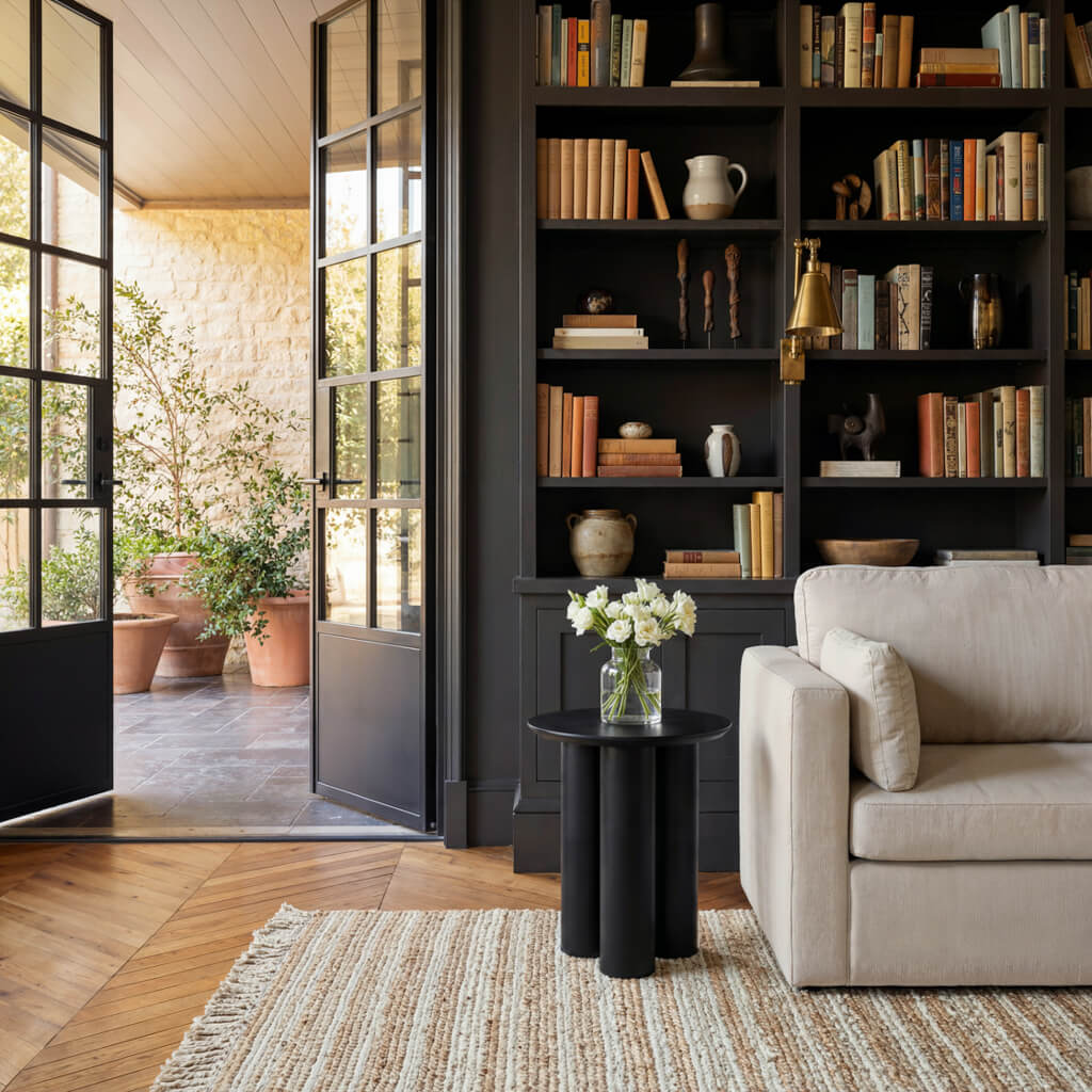 Lane Black Side Table