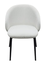 Lazio Boucle Chair Ivory White Boucle