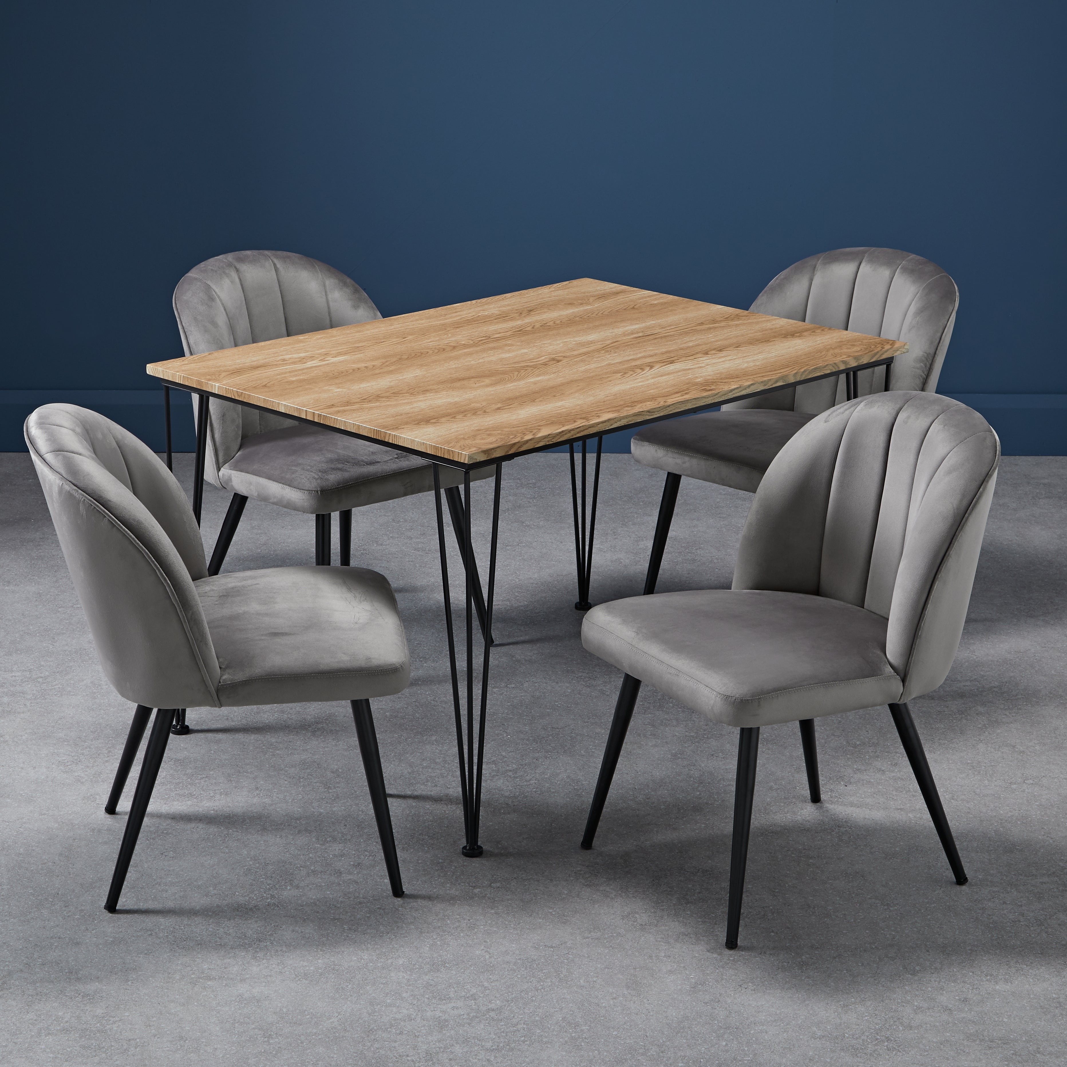 Orla Dining Chair Grey (Set Of 2)