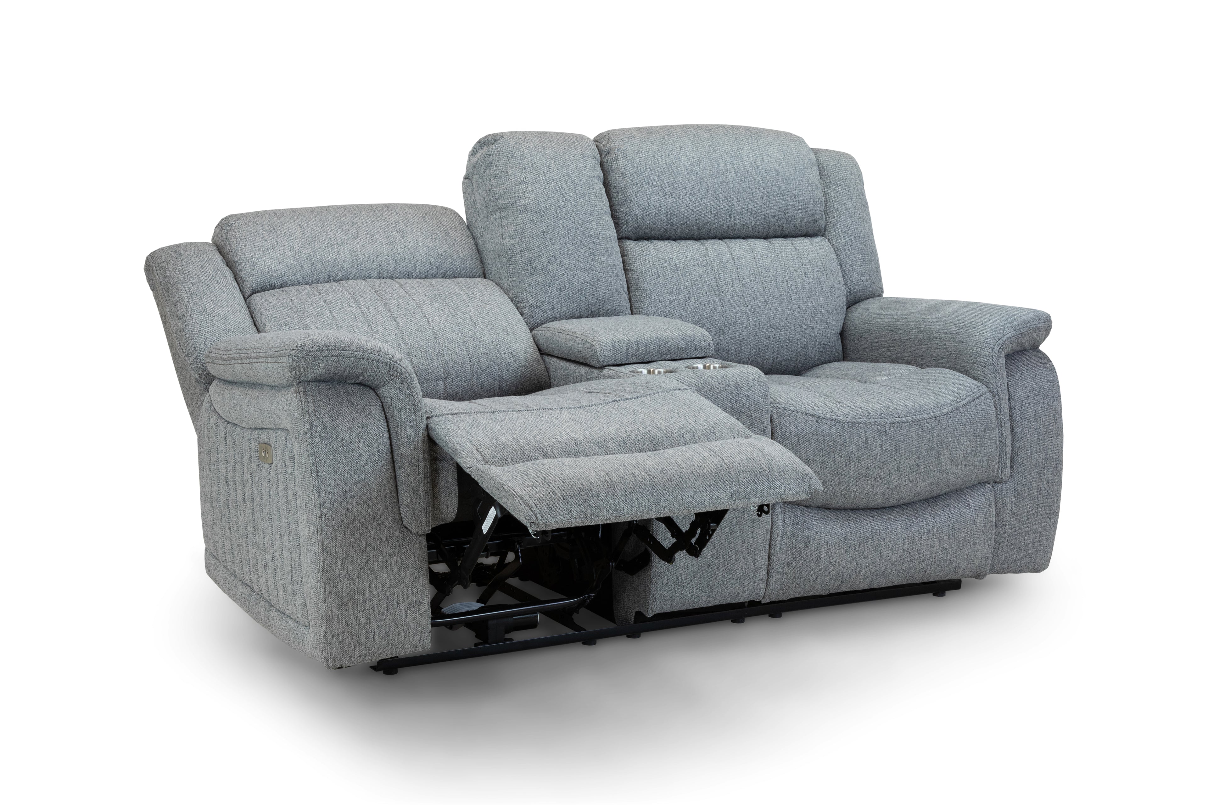 Linden Recliner Sofa Grey 2 Seater