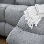 Linden Recliner Sofa Grey 3 Seater