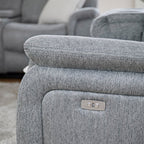 Linden Recliner Sofa Grey 3 Seater