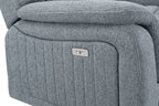 Linden Recliner Sofa Grey Large Corner