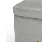 Lola Storage Ottoman Grey