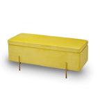 Lola Storage Ottoman Mustard