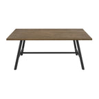 LOUIE COFFEE & BLACK DINING TABLE